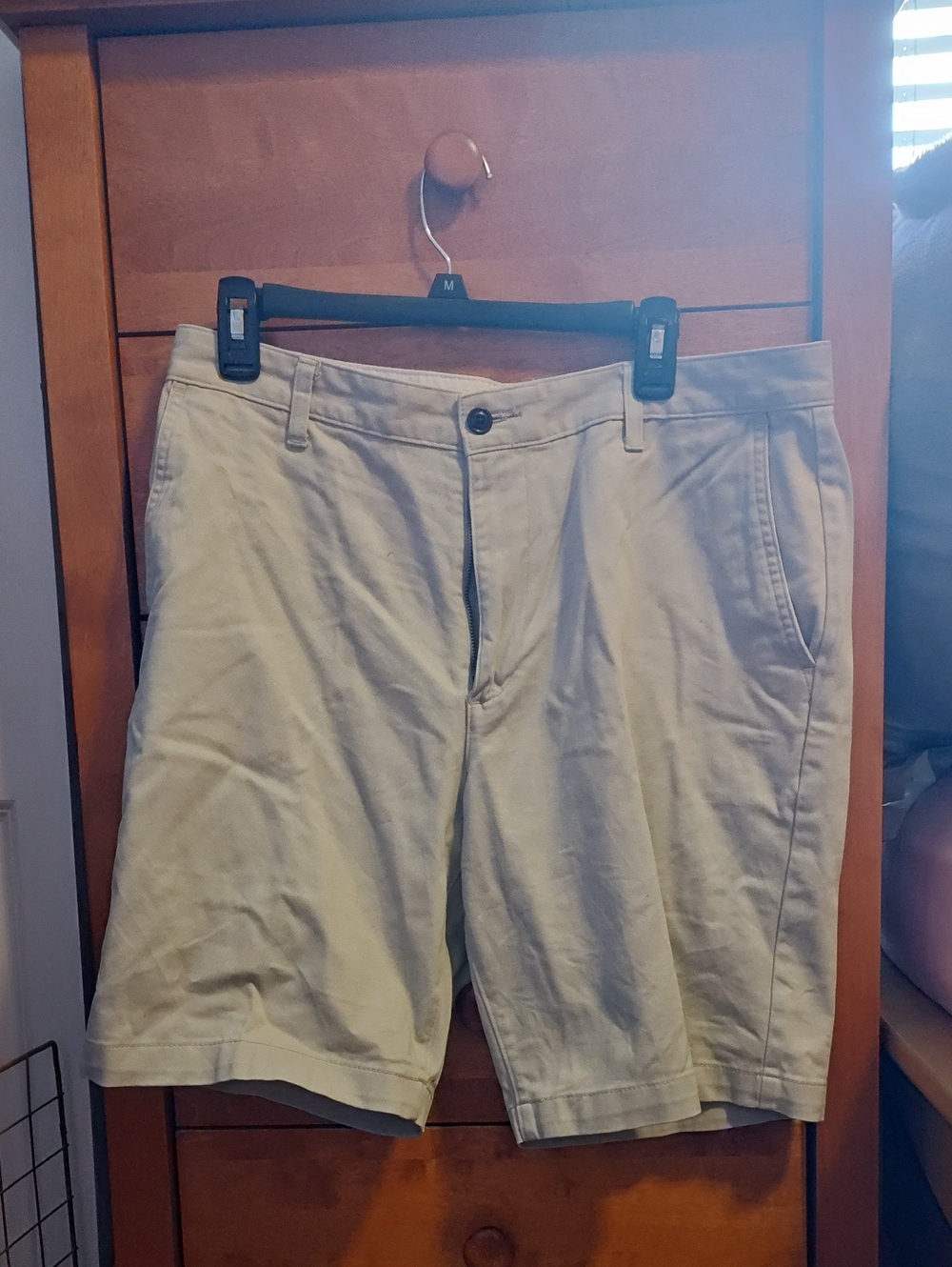 Dockers Men's Flat-Front Khaki Shorts - Beige